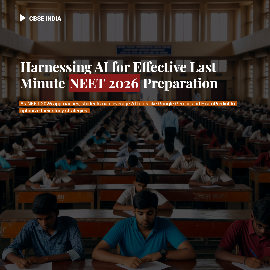 Harnessing AI for Effective Last-Minute NEET 2026 Preparation